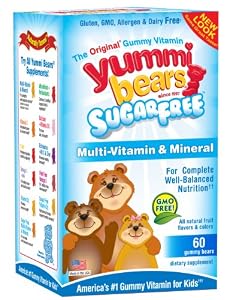 Yummi Bears Multivitamin and Mineral, Sugar Free, 60 Count