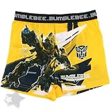 Transformers Yellow Bumblebee Boxer Shorts for Boys