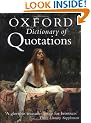The Oxford Dictionary of Quotations