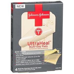 J&J Red Cross Ultraheal Multi-Day Pads, 4-Count Boxes by J&j Red Cross