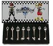 Kingdom Hearts II 8 KEYBLADE PENDANT SET Sora Necklace