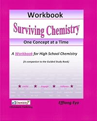 Surviving Chemistry One Concept at a Time: Workbook: A Workbook for High School Chemistry (Pink)