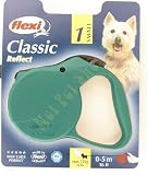 Flexi Retractable Extendible Dog Lead 5m / 12kg Green