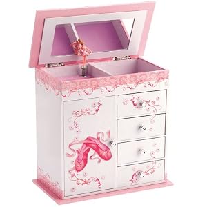 Mele Children's Twirling Ballerina Musical Jewellery Box