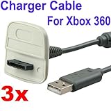 Neewer 3x USB Charger Cable for Xbox 360 Wireless Controller PC
