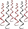 Twirly Whirlys (asstd black & red)    (6/Pkg)