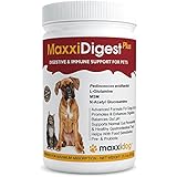 MaxxiDigest Plus - Advanced Digestive & Immune System Support for Dogs & Cats - Pets Probiotics & Prebiotics - Powder 375 g