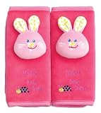 MaByLand Bunny Seat Belt Strap Covers