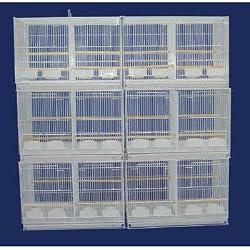 Brand New Aviary Bird Cage 24x16x16W/Divider-2434WHT