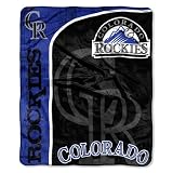 MLB Colorado Rockies 50-Inch-by-60-Inch Micro Plush Raschel Throw "Jersey" Design
