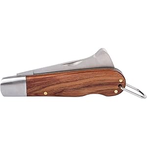Truly Garden Grafting Knife Sharp Tapered Blade With Bark