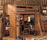 Lea Jackson Creek Loft Bed with Bookcase