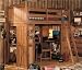 Lea Jackson Creek Loft Bed with Bookcase