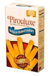 Pirouluxe Belgian Rolled Cookies, 4.4-Ounce Boxes (Pack of 12)