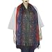 Rectangular Wool Scarf Clothes for Winter Handcrafted 27 x 72 inches