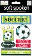Me & My Big Ideas Soft Spoken Themed Embellishments, Ellen Krans Soccer