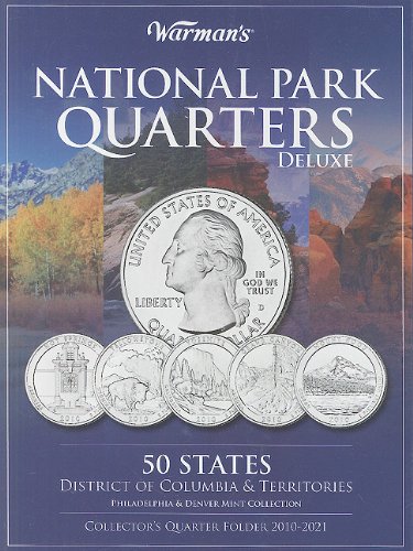 National Parks Quarters Deluxe: 50 States + District of Columbia & Territories: Collector's Deluxe Quarters Folder 2010-2021