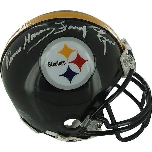 Steiner Sports NFL Pittsburgh Steelers Franco Harris/Frenchy Fuqua Dual Signed Steelers Mini Helmet