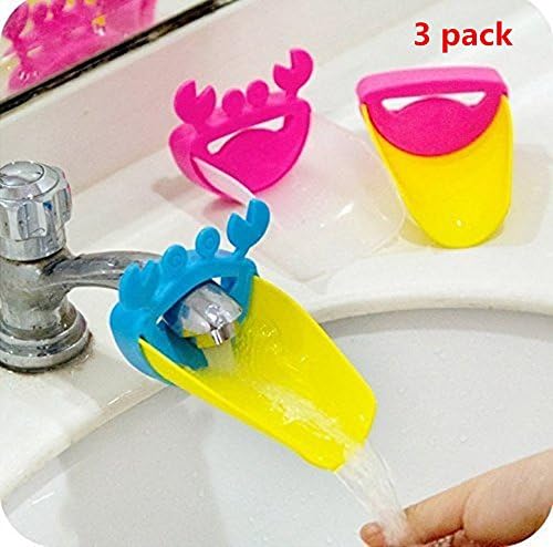 AMlife Faucet Extender Washing Helper for Toddlers, Kids &amp; Babies 3PK