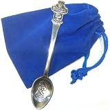 Vintage Silver Rolex Bucherer of Switzerland Advertising Spoon in Gift Bag