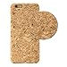 iPhone 6s Case, GMYLE Snap Cover Wood Skin for iPhone 6 / 6s - Cork Board Slim Hard Back Case