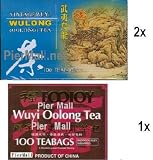Wuyi Oolong Sampler - Foojoy Wuyi Oolong & Vintage Oolong Tea Sampler Pack - 300 Tea Bags - 21 Oz