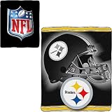 Northwest Pittsburgh Steelers 50x60 Reversible Micro Raschel
