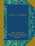 A Place In Thy Memory