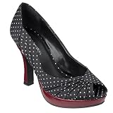 Xhilaration® Stacia Platform Pumps - Polka Dot