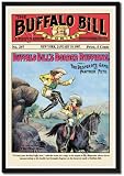Framed Art Poster 20x30, The Buffalo Bill Stories: Buffalo Bill's Border Ruffians