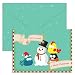 United Feathered Friends Single Christmas Cards - Snowman (1 Card + 1 Envelope + 1 Sticker) | Rungtong & Co. Stationery Line
