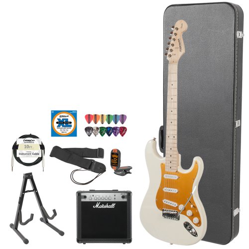 Fender Starcaster 028-0002-580 Vanilla Cream Electric Guitar w/ Accessories, Amp & Online Lesson On Sale