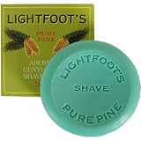 Lightfoot Pure Pine Essence Shave Creme Soap 2.8 oz bar