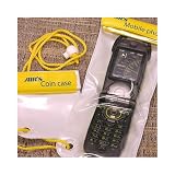 ウォータープルーフ防水携帯電話ケース and <strong>コインケース</strong>（イエロー）AC-WPYL