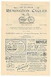 1894 Remington Bicycle Imperial Wheels Gump Waverley Print Ad