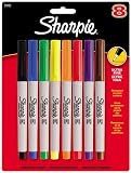 Sharpie Ultra Fine Point Permanent Markers, 8 Colored Markers(37600PP)