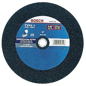 BOSCH CWCS1S1200 12-Inch x 7 64-Inch x 1-Inch Type 1 Chop Saw Wheel AS36T-BF For Stainless... by Bosch