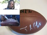 JAMAAL CHARLES KANSAS CITY CHIEFS,TEXAS LONGHORNS,SIGNED NFL FOOTBALL + COA WITH PROOF PIC