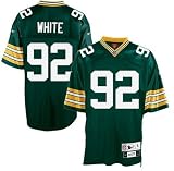 Green Bay Packers NFL Jersey Reggie White #92 Green Throwback Jersey Size 48