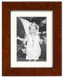 Addison Ross, Poplar Wood Veneer Photo Frame, 6x8, Dark Brown Poplar Fibre Back, 6 x 8 Inches (Model MA16M11F06)
