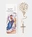 Bookmark Rosary - Saint Gabriel - Bookmark and Full 14" Rosary - Exclusively from the Studios of Cromo NB (Milano, Italy)