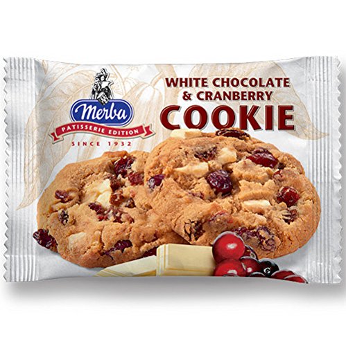 Merba White Chocolate & Cranberry Cookie einzeln verpackt 25 g
