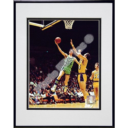 Photo File Atlanta Hawks Pete Maravich Framed And Matted Photo