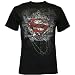 Superman Tapped In Logo & Barbed Wire Men's T-Shirt