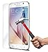 Galaxy S6 Tempered Glass Screen Protector – JOTO Premium Tempered Glass Screen Protector Film Guard 0.30 mm Rounded Edge Real Glass Screen Protector for Galaxy S6, SM-G920 (2015) (1 Pack)