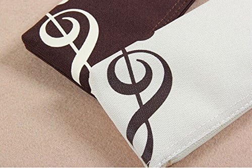 Lehope Music Pencil Box Piano Pen Bag Colorful More Choices Two Pieces Grey and White