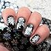 NICOLE DIARY Xmas Christmas Snowflake Holographic Nail Foils Nail Art Transfer Sticker Paper