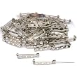 50 Bar Pin Backs Broach Hat Broach Jewelry Safety Parts