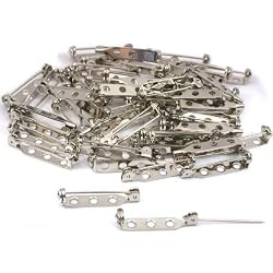 50 Bar Pin Backs Broach Hat Broach Jewelry Safety Parts