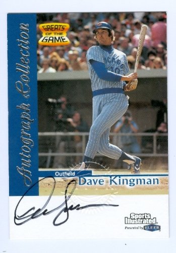 Dave Kingman Autographed/Hand Signed MLB Baseball card (Chicago Cubs) 1999 Fleer Greats of the Game